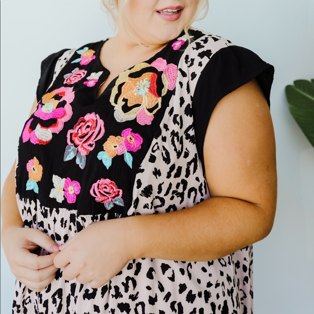 Favorite Garden Spot Embroidered Dress - Picture 9 of 12